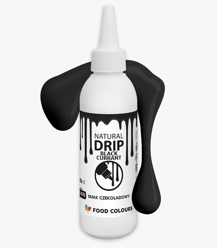 ND-070 Глазур Natural Drip Чорна Cмородина - Зображення 1