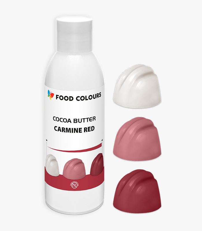 CB-041 Барвнік COCOA BUTTER на основі какао-масла CB-041 Карміновий червоний - Зображення 1