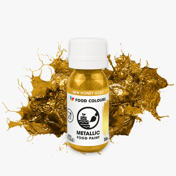 Metallic Food Paint New Honey Gold