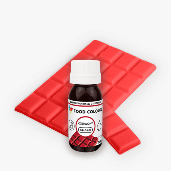 czerwony barwnik do czekolady