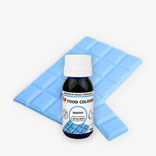 niebieski barwnik do czekolady i mas tłustych