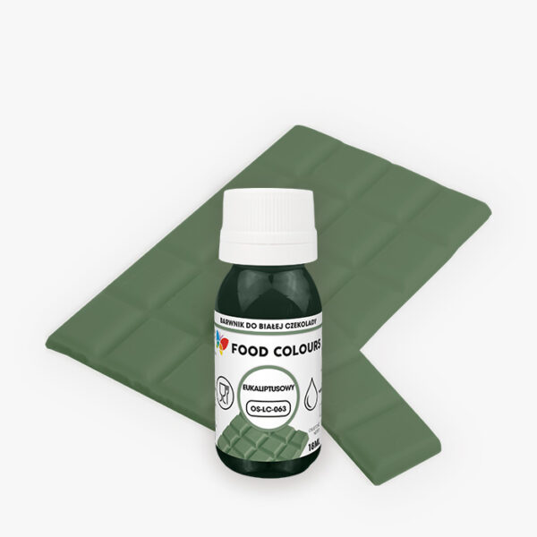 barwnik do czekolady w kolorze eukaliptus