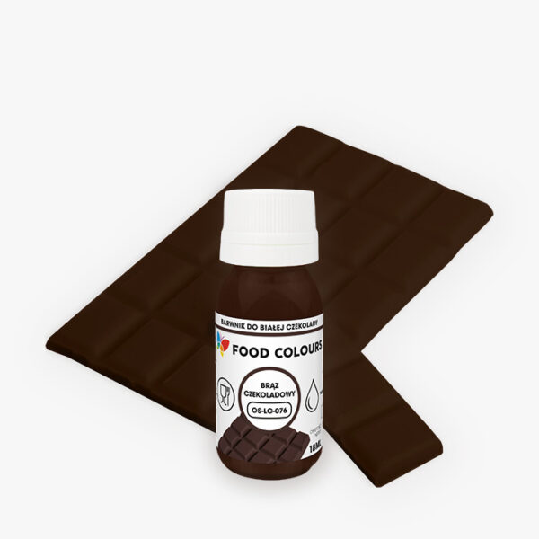 brązowa emulsja do białej czekolady