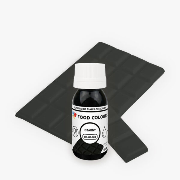 emulsja w kolorze czarnym do barwienia czekolady