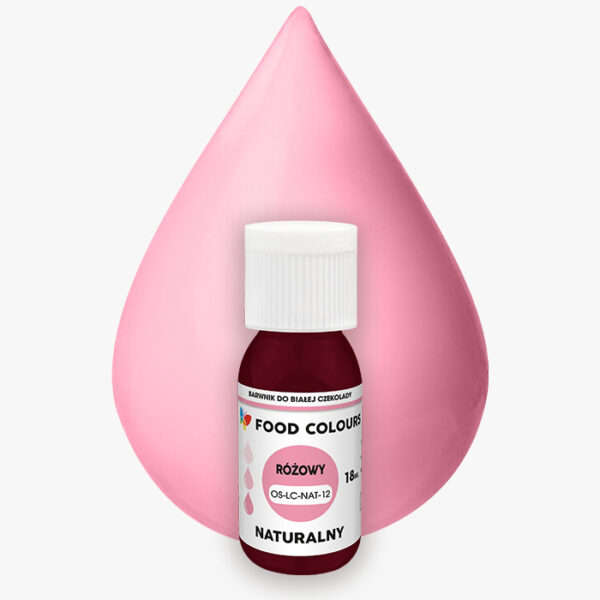 barwnik do mas tłustych w kolorze różowym