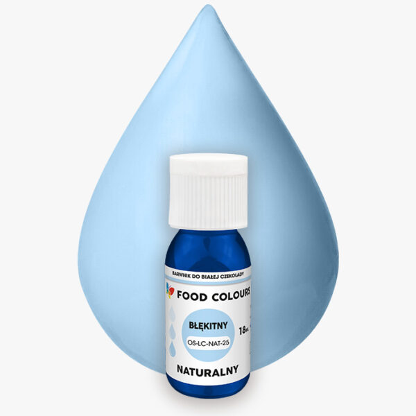 niebieski barwnik do czekolady