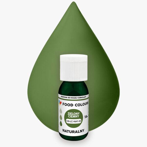 barwnik do czekolady w kolorze zielonym