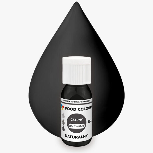 czarny barwnik do tłustej masy