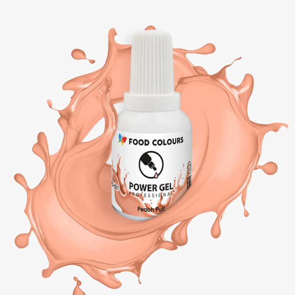 barwni w żelu Power Gel Peach Puff