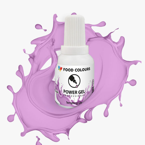 jasnofioletowy barwnik w żelu