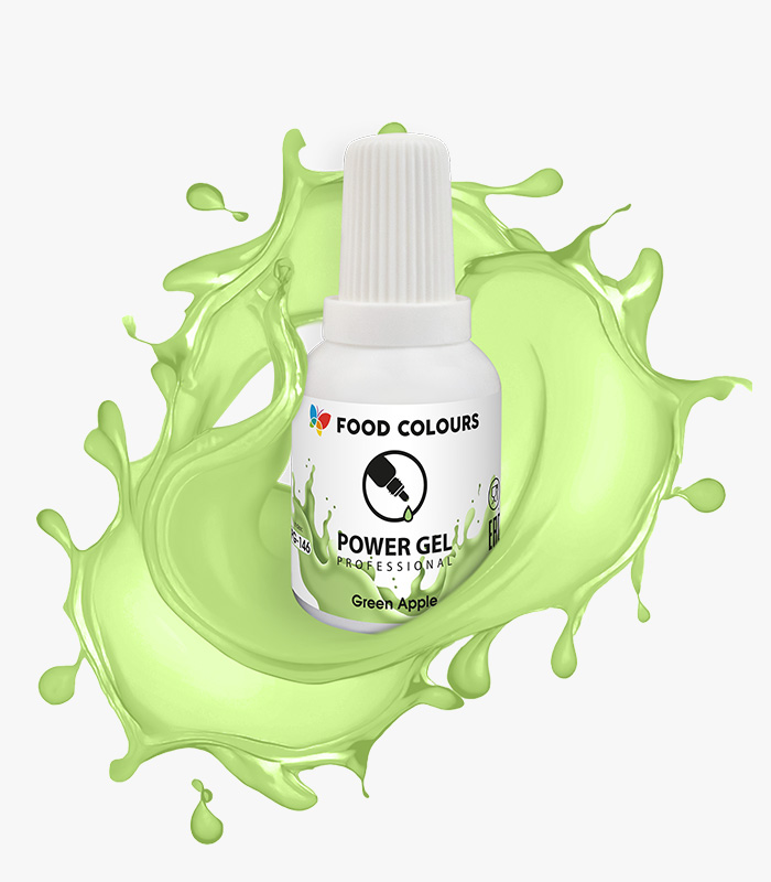 PG-146 Power Gel Food Colours green Apple