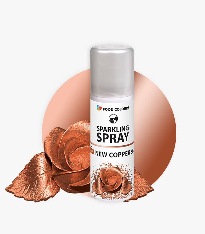 S41-N Мідний харчовий спрей Sparkling Spray S41-N New Copper - Зображення 1