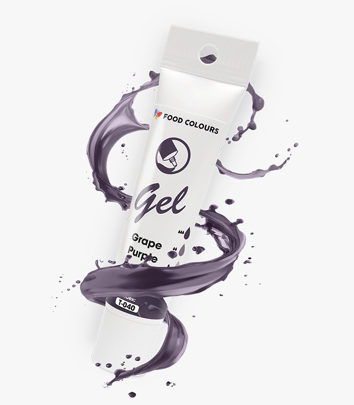 T-040 Food Colours Gel colour T-040 Grape Purple - Image 1