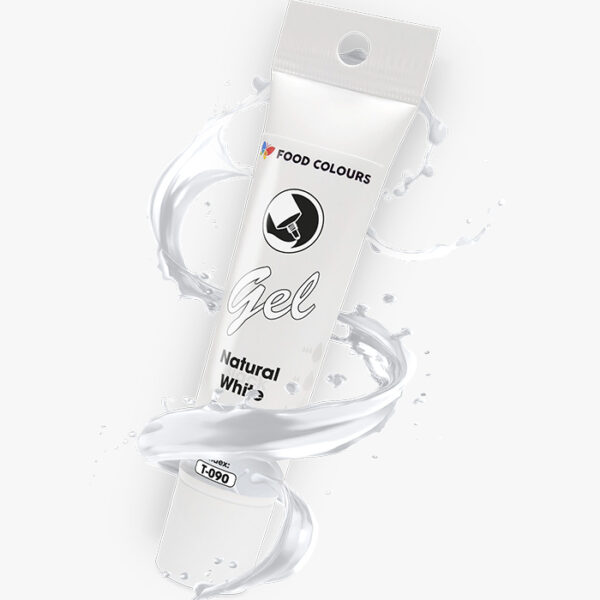 biały barwnik w żelu