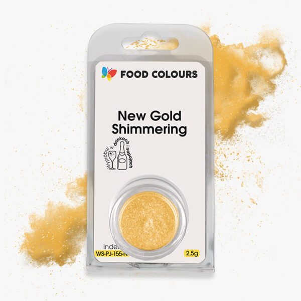 barwnik metaliczny w kolorze złotym