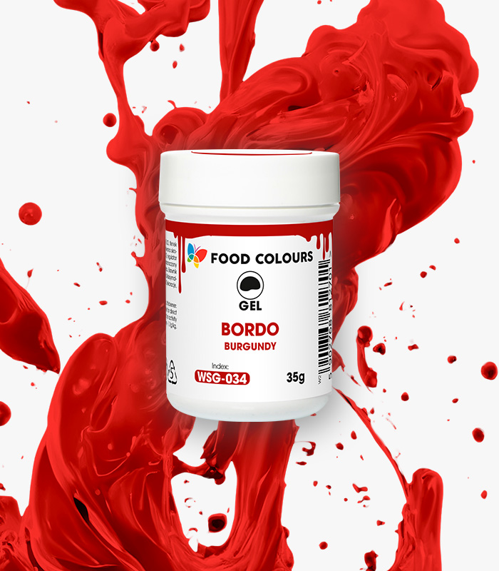 WSG-034 Colour in gel WSG-034 Burgundy - Image 1