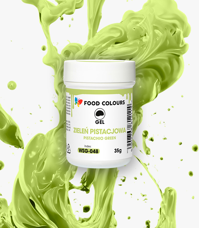 WSG-048 Barwnik w żelu WSG-048 Zielony pistacjowy - obrazek 1