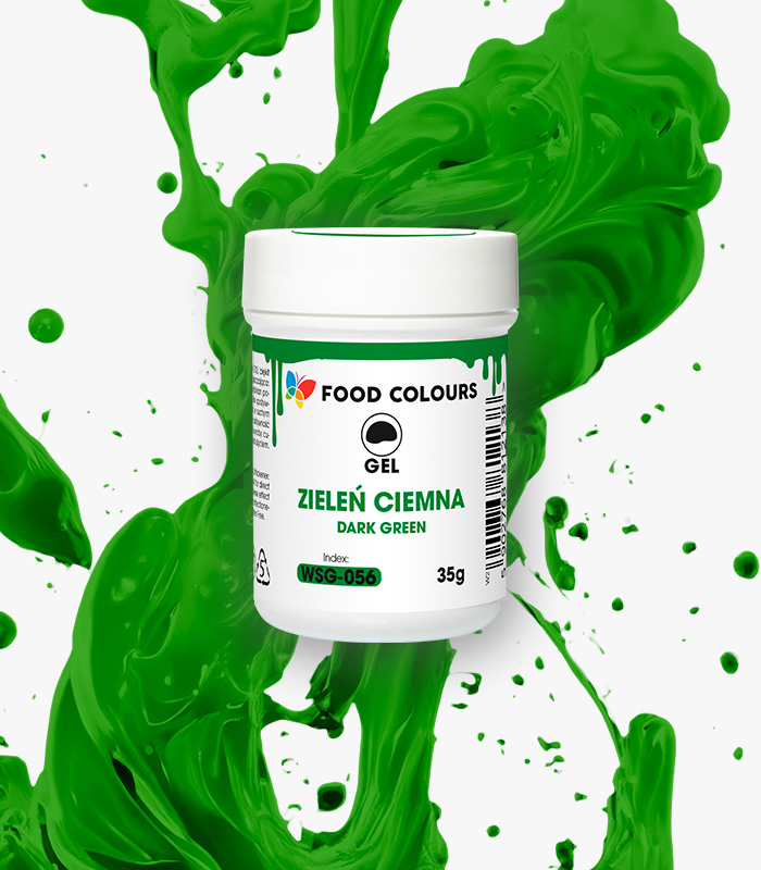 WSG-056 Barwnik w żelu WSG-056 Zieleń ciemna - obrazek 1