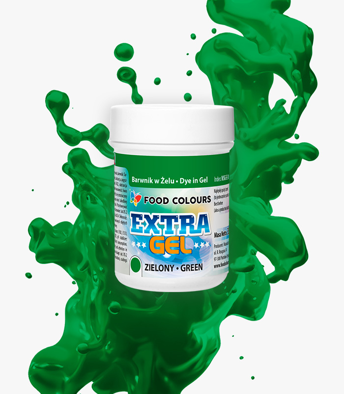 WSG-E-30 Гелевий барвник Extra Gel WSG-E-30 Зелений - Зображення 1
