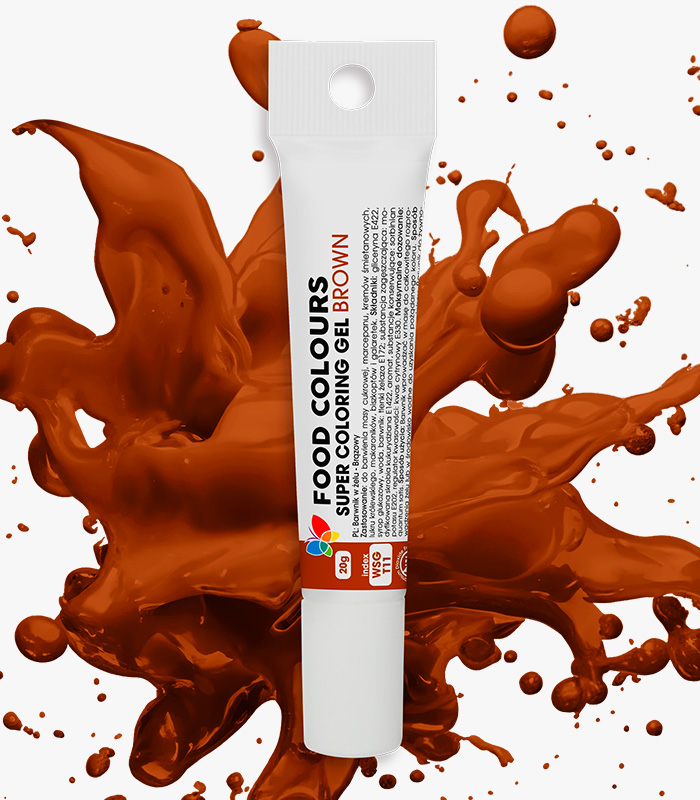 WSG-T11 Barwnik żelu Tubka WSG-T11 Brown - obrazek 1