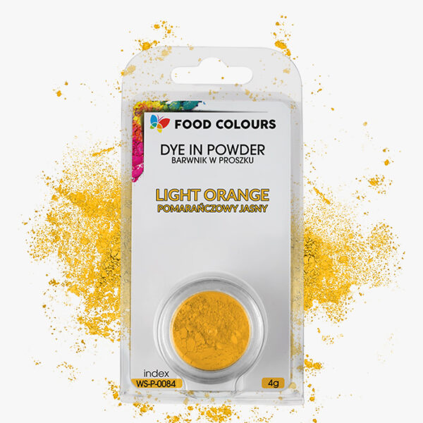 żółty barwnik w proszku