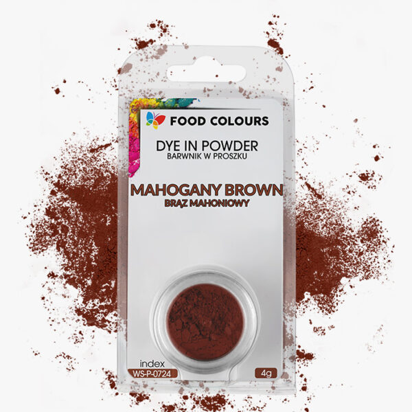 barwnik w proszku brąz mahoniowy